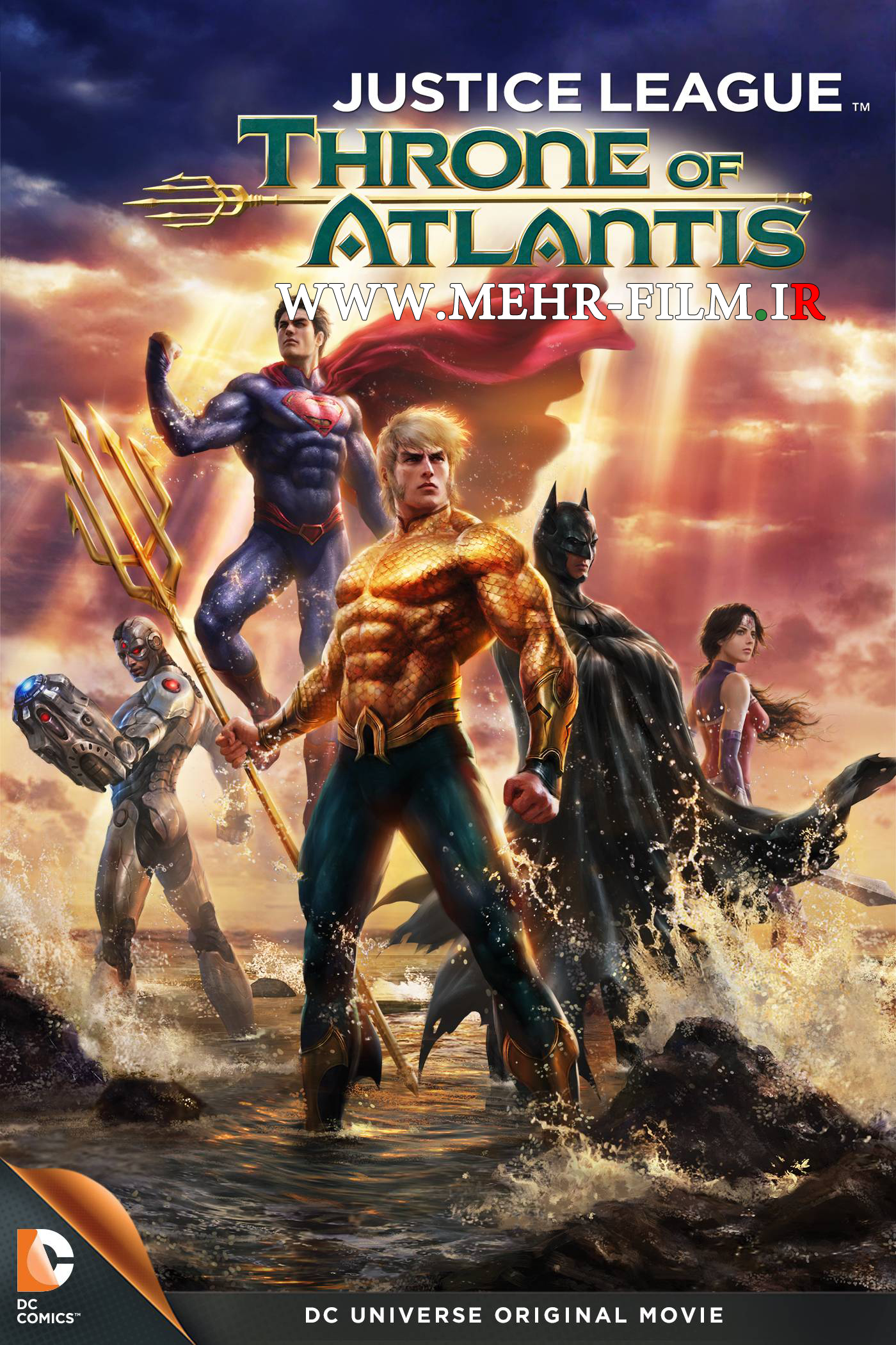 دانلود فیلم Justice League Throne of Atlantis 2015